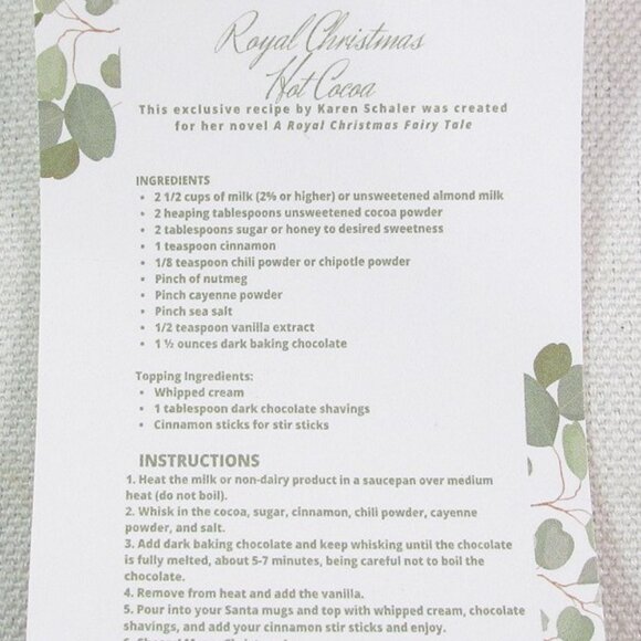 NIB Once Upon A Book Club Christmas Santa Mug, Christmas 2021 - Picture 5 of 5